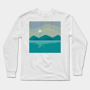 Hazy Sunset in Banff Long Sleeve T-Shirt